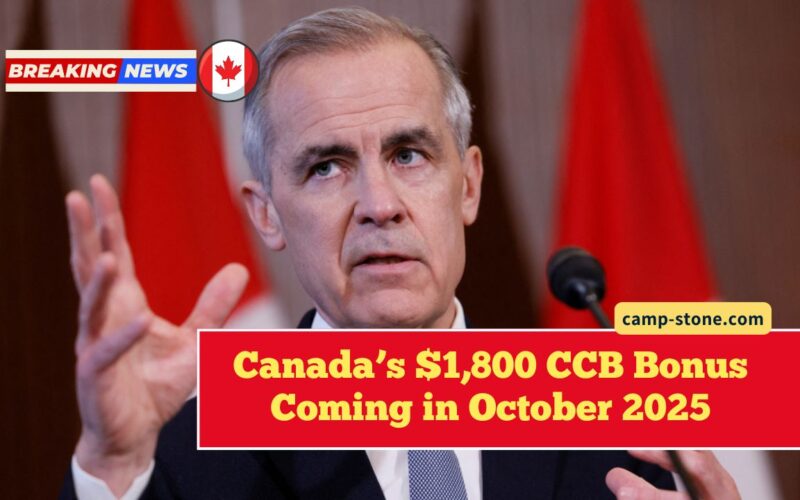 Canada’s $1,800 CCB Bonus Coming in October 2025 – Who Qualifies and When Payments Arrive