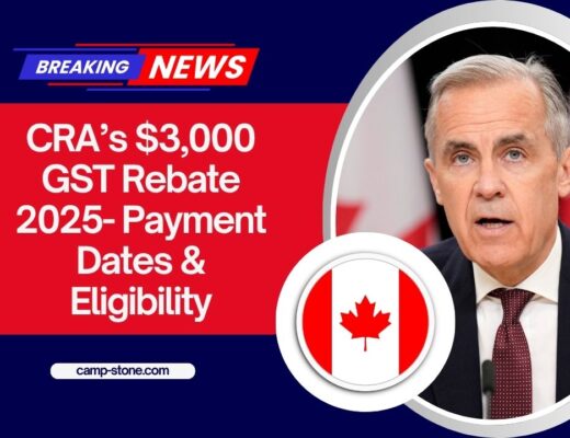 CRA’s $3,000 GST Rebate 2025- Payment Dates, Eligibility, And How To Claim This Massive Canada Payout