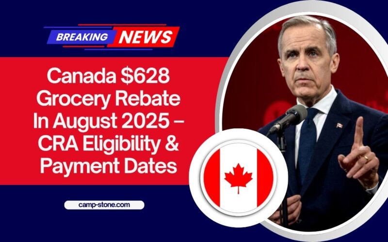 Canada $628 Grocery Rebate In August 2025 – CRA Eligibility & Payment Dates